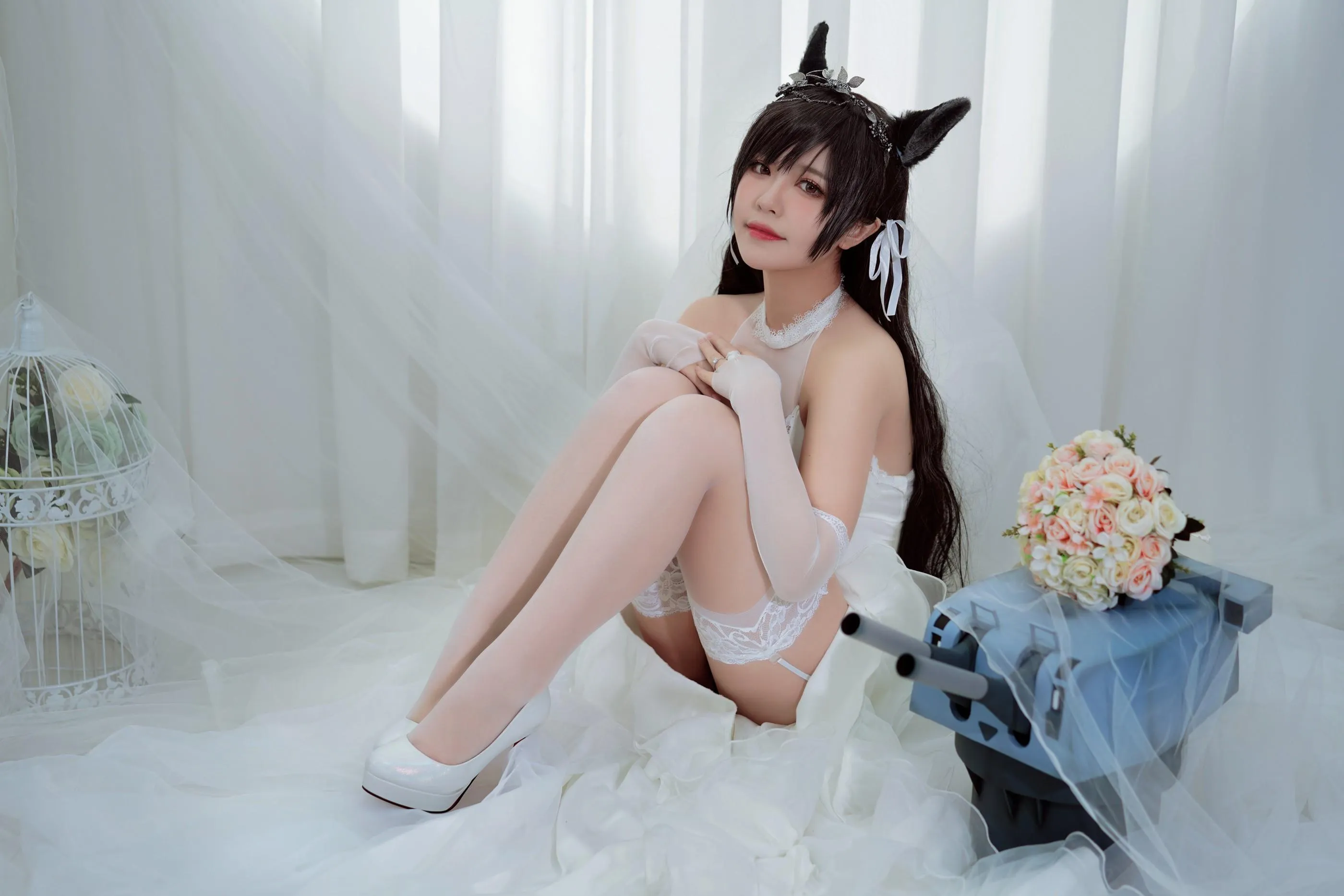 半半子 – NO.25 爱宕花嫁 [30P]插图7